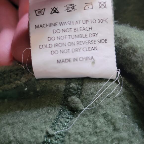 Zyia Active Size S Oh So Soft Olive Hoodie Cowl Neck Kangaroo Pocket Comfy Cozy - Picture 11 of 12